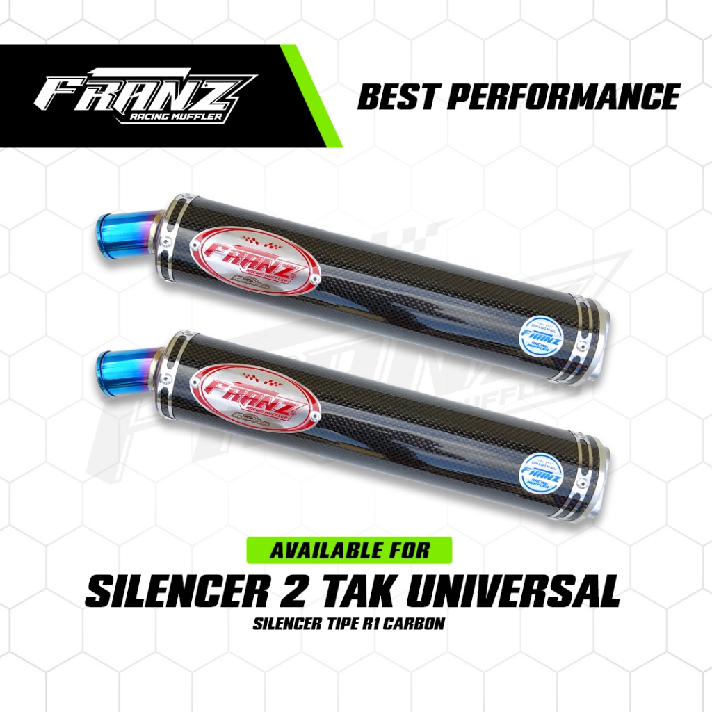 Silencer 2 tak carbon universal original franz muffler