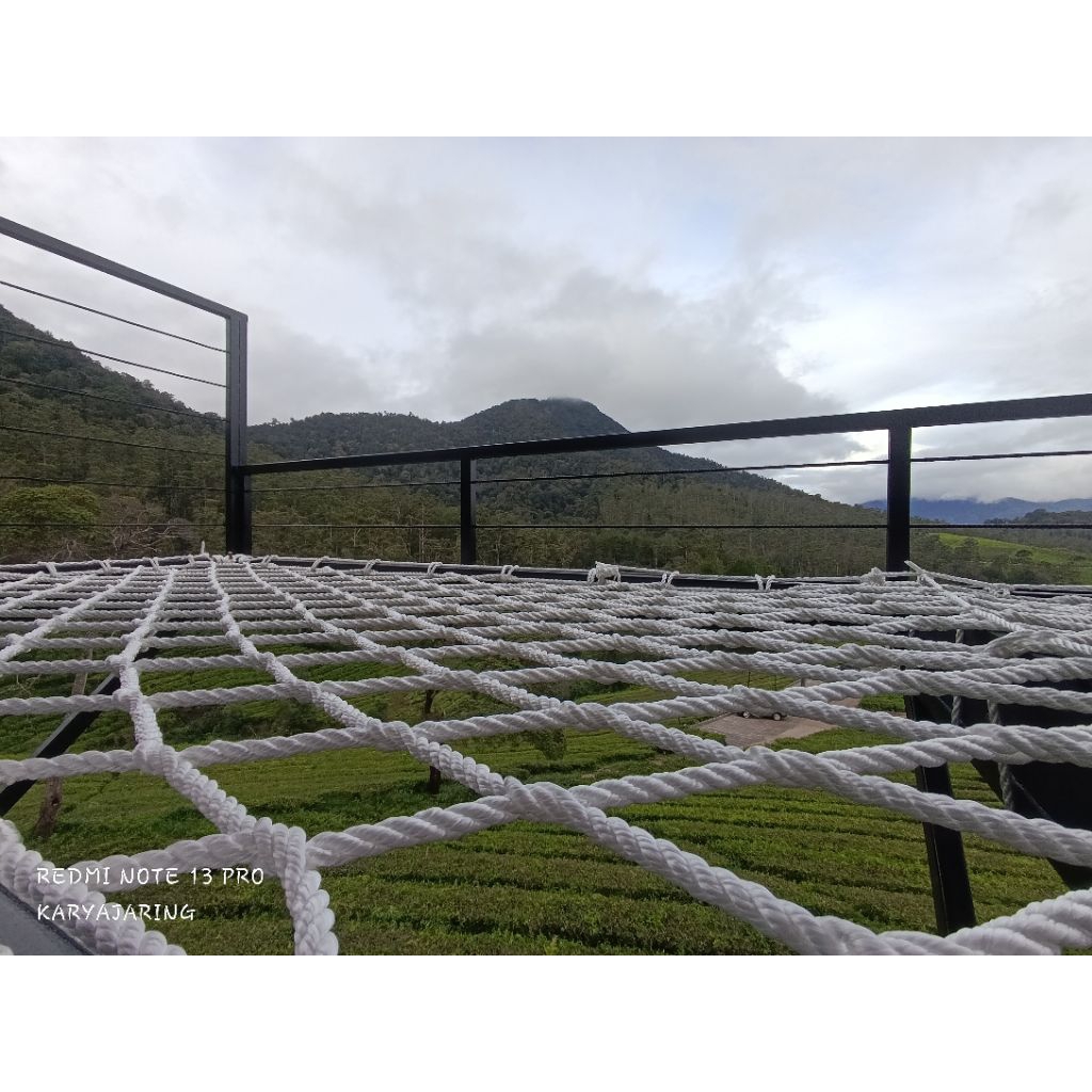 Jaring Tali Nilon 12mm jaring outbound,jaring hammock
