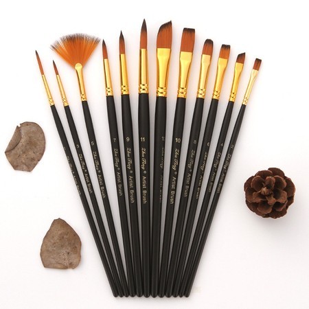 

Nylon Brush 12PC Face Painting Tool Beauty Tools Acrylic painting by number