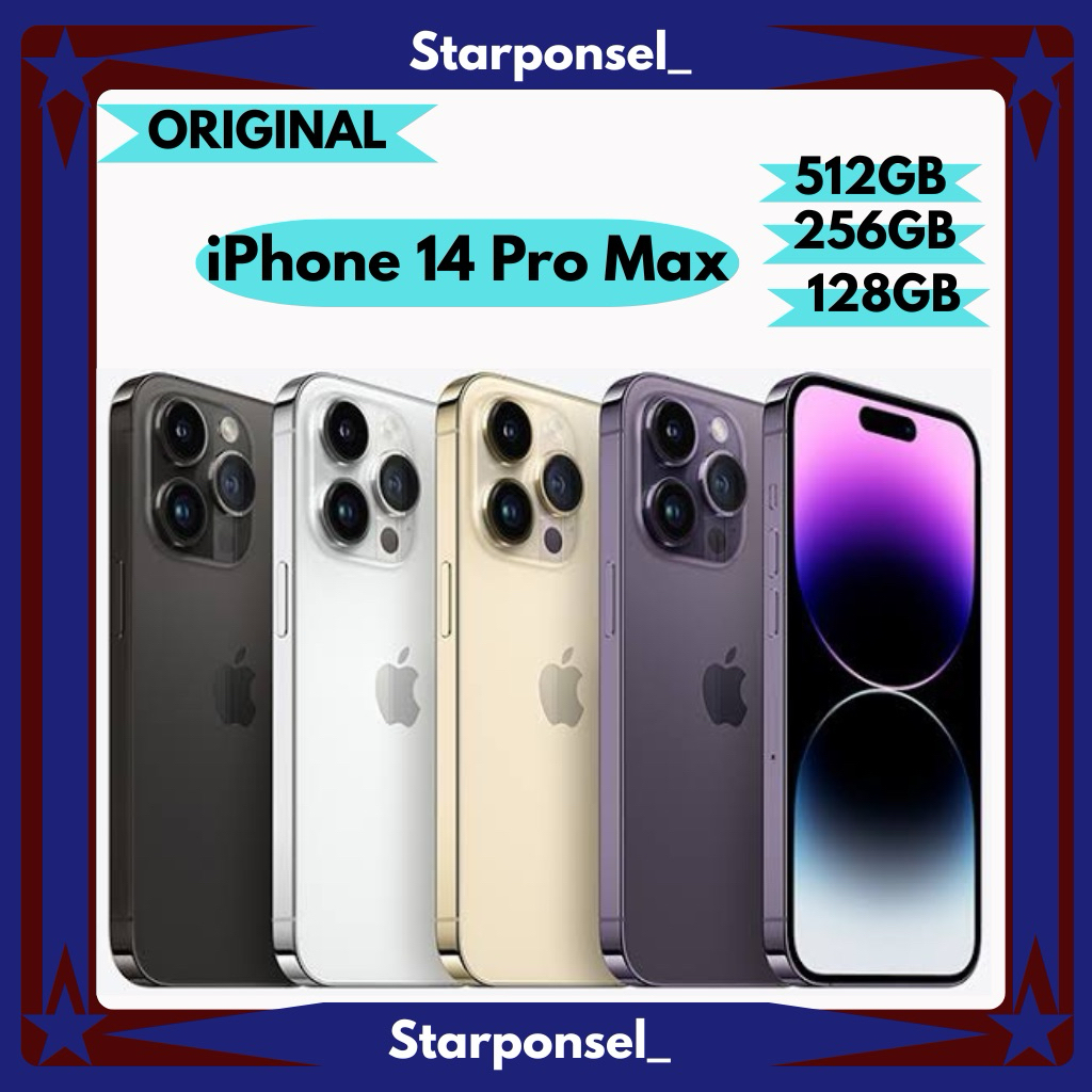 IP 14 Pro Max 128GB 256GB 512GB 1TB Fullset Second Inter Original