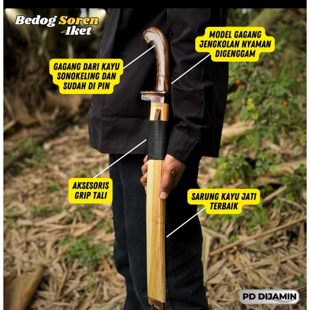 Golok Panjang Baja Per | Golok Tebas Pangkas & Golok Sembelih > Peralatan Kebun Dan Halaman