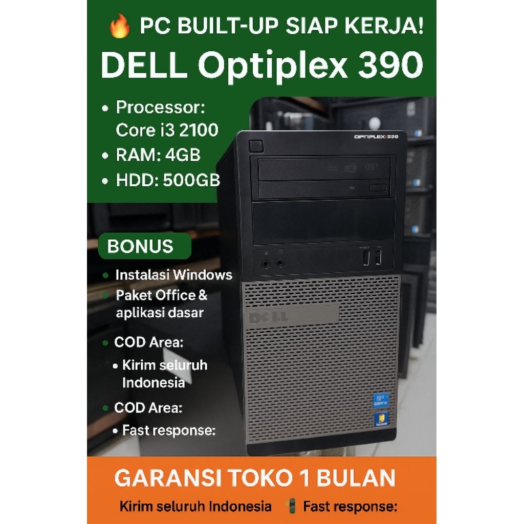 Produk Dell Optiplex 390 Core i3