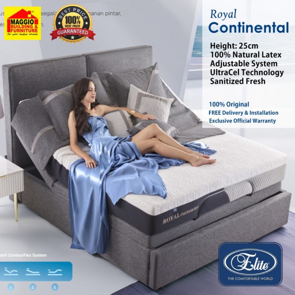 KASUR SPRINGBED ELITE - KASUR SPRING LATEX - CONTINENTAL - ELITE