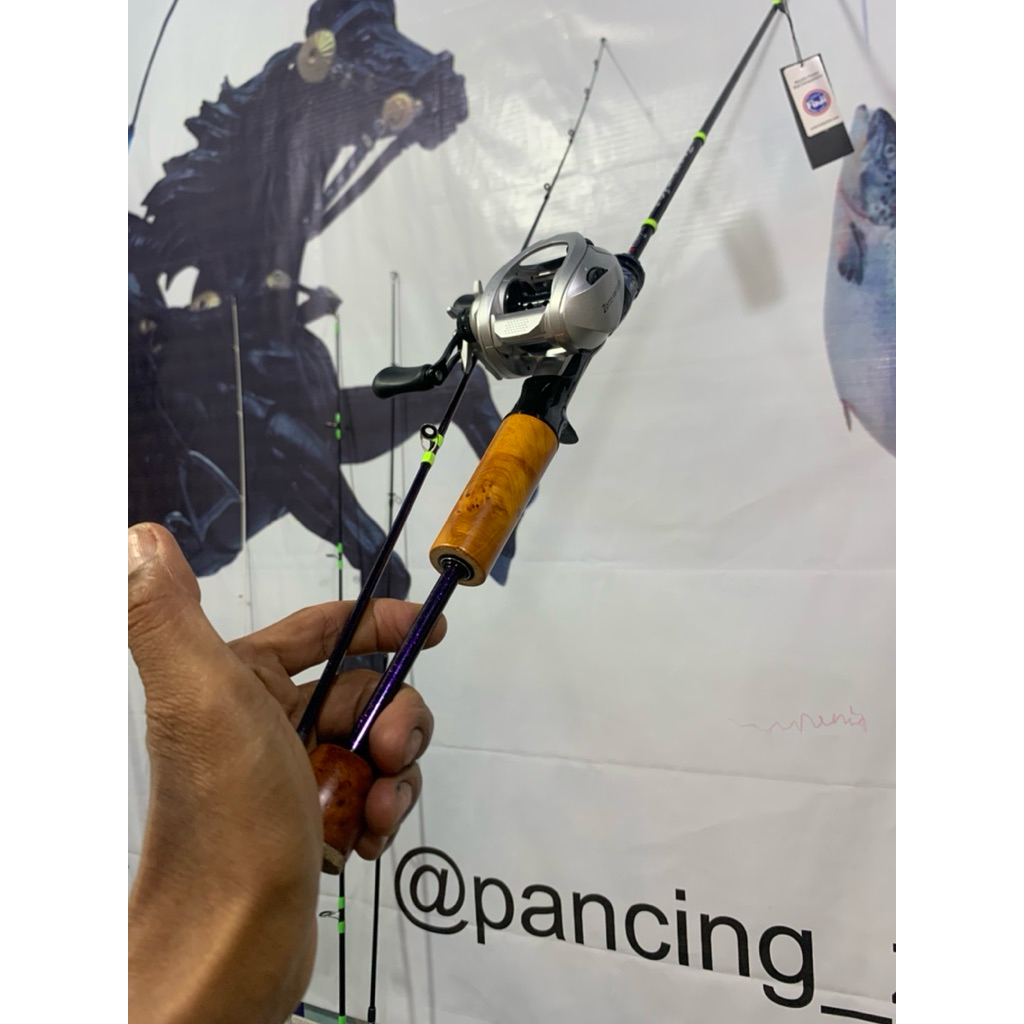 joran kingfisher 4-10Lbs solid carbon 1.8M set bc cliker zorro