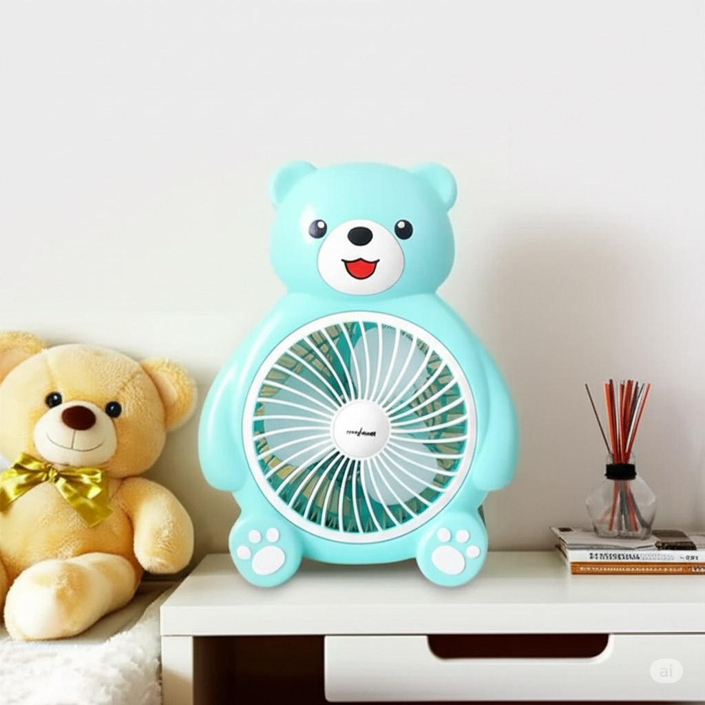 Kipas Angin Karakter Lucu Advance BF08 8 inch Garansi Resmi Advance 1 Tahun