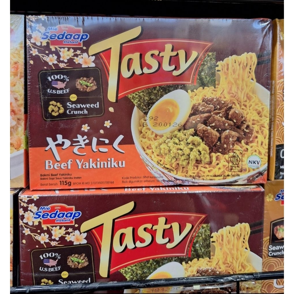 

Mie sedaap Tasty 4 varian