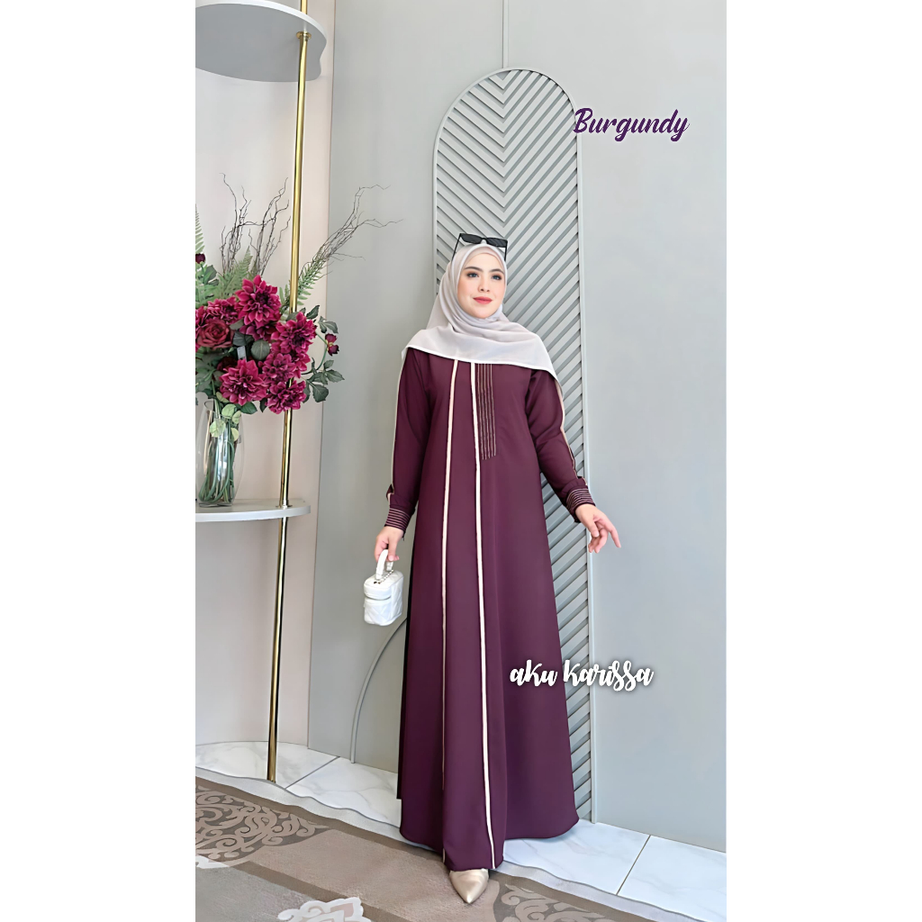 BARU Gamis Anzala dress best seller Zaira Ori AkuKarissa Polos Elegan Ainaya Cantik Kekinian Seragam