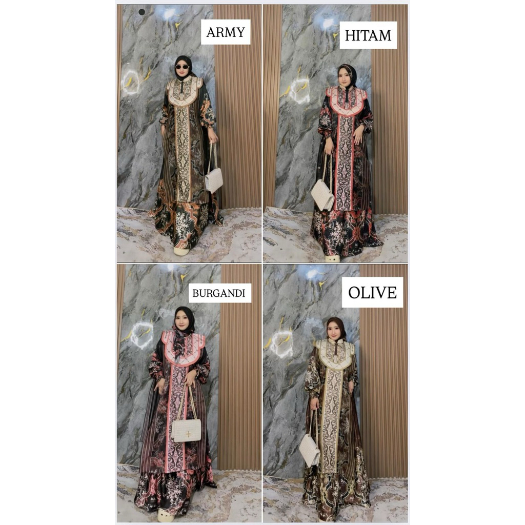 SET GAMIS OUTER ALQIBLAT TERBARU