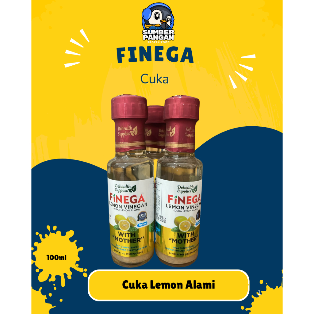 

Dehealth Supplies Finega Lemon Vinegar Cuka Alami 100ml