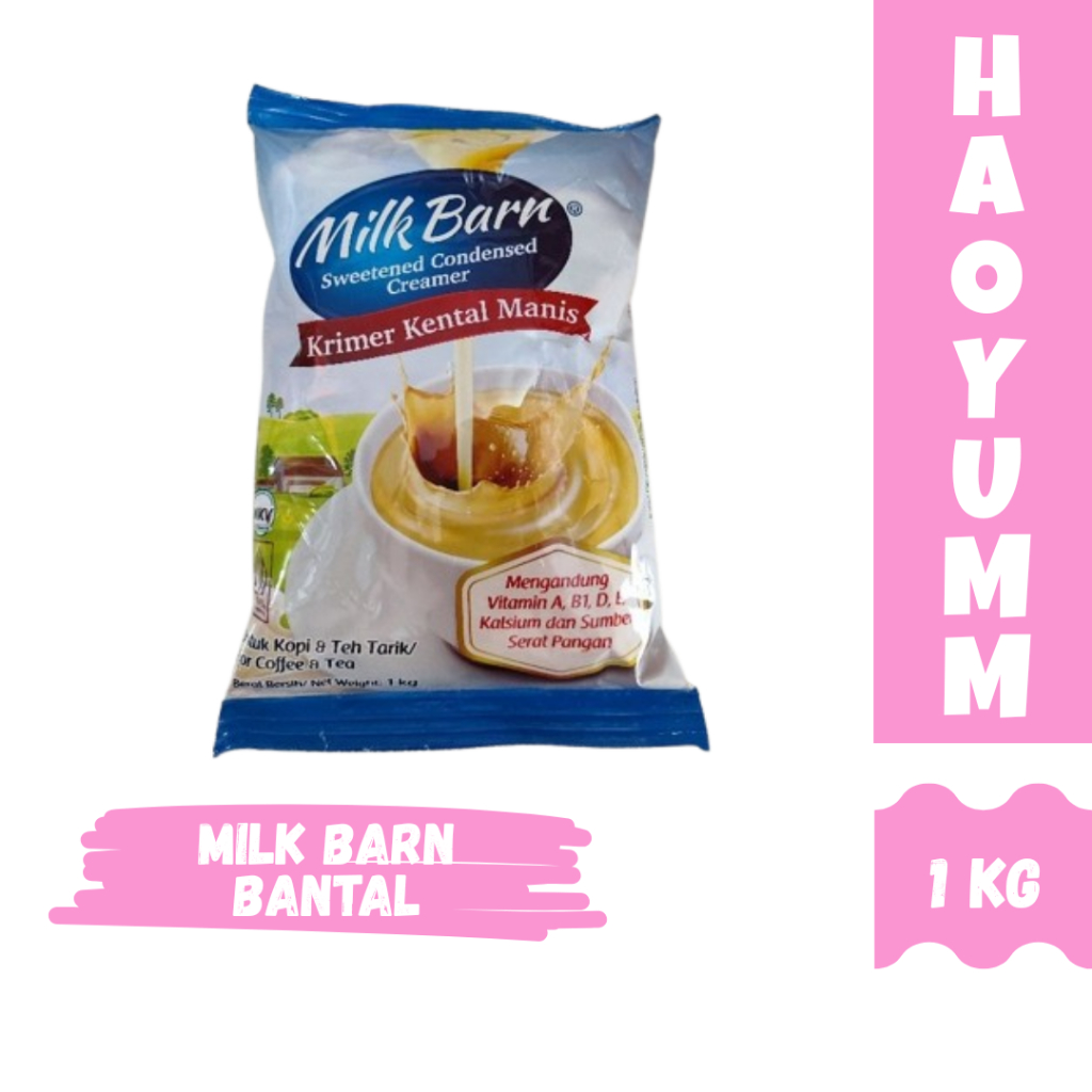 

[EXPIRED AUGT 2026] Milk Barn Krimer Kental Manis 1KG Untuk Kopi dan Teh Tarik [HAOYUMM]