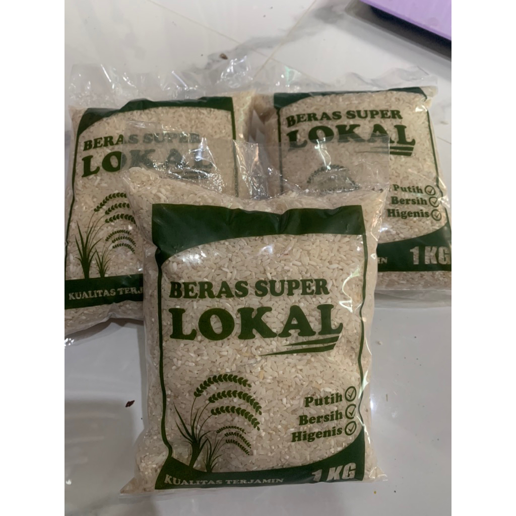 

Beras Lokal pulen 3kg & 1 kg | Beras berkualitas | Hasil tanam sendiri