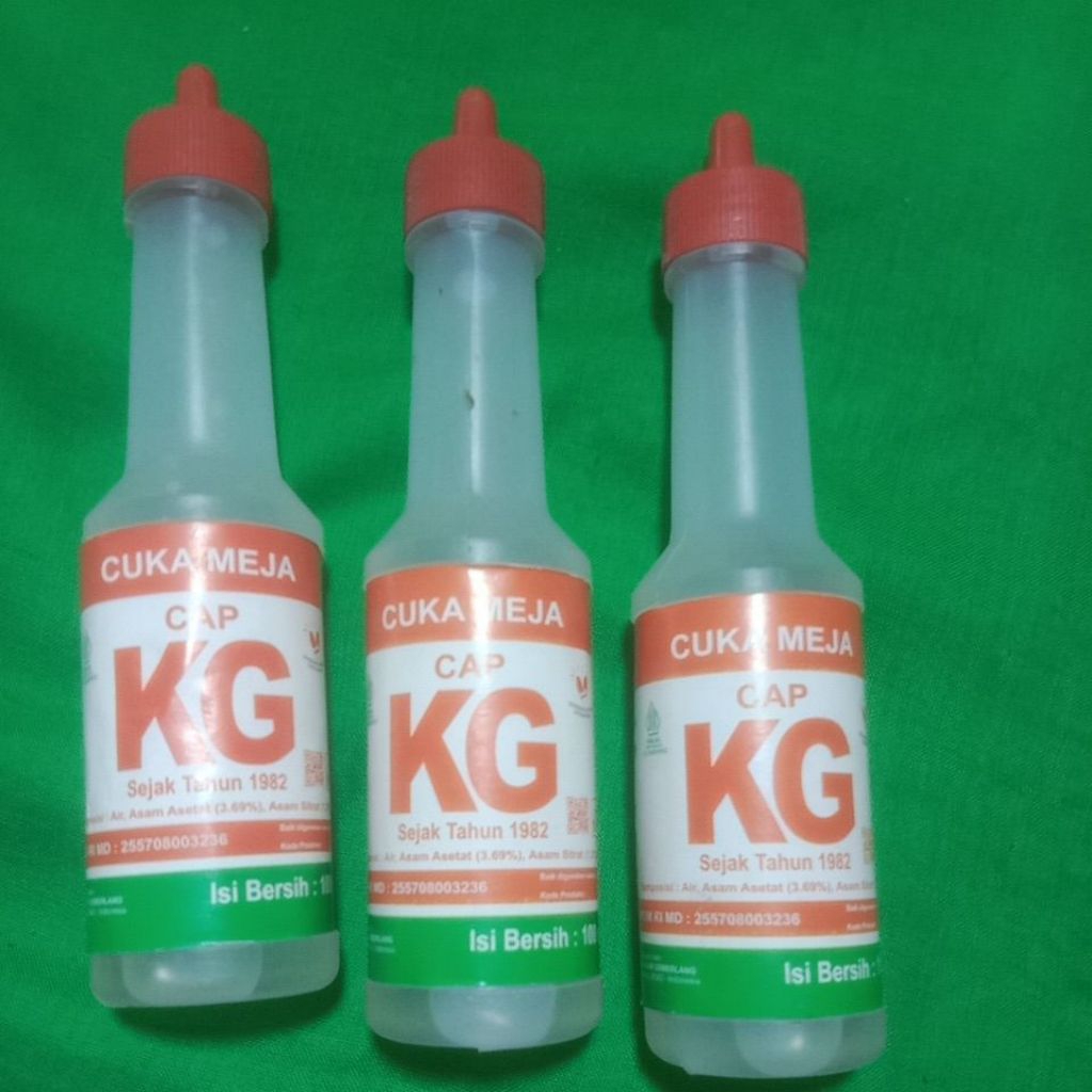

cuka meja cap KG 100 ML