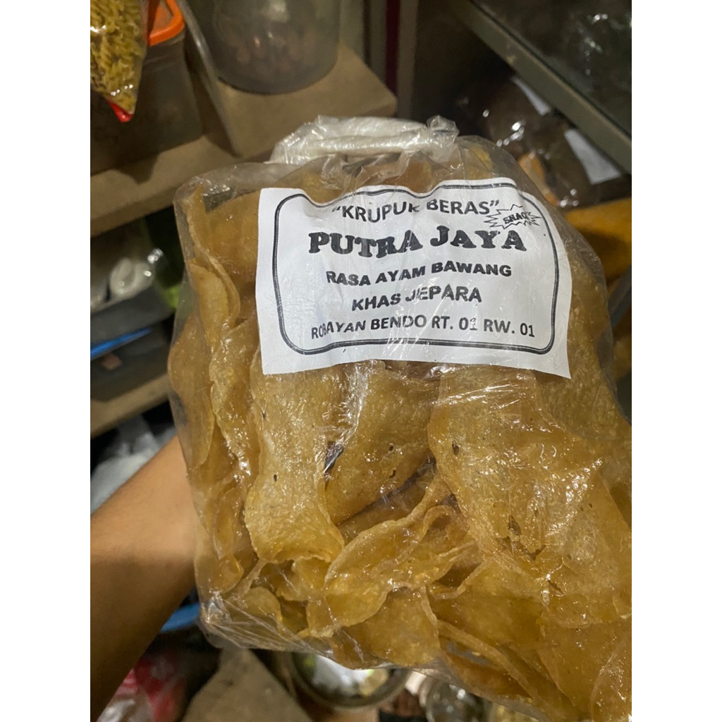 

kerupuk beras 500gr siap goreng krecek mentah kerupuk beras puli