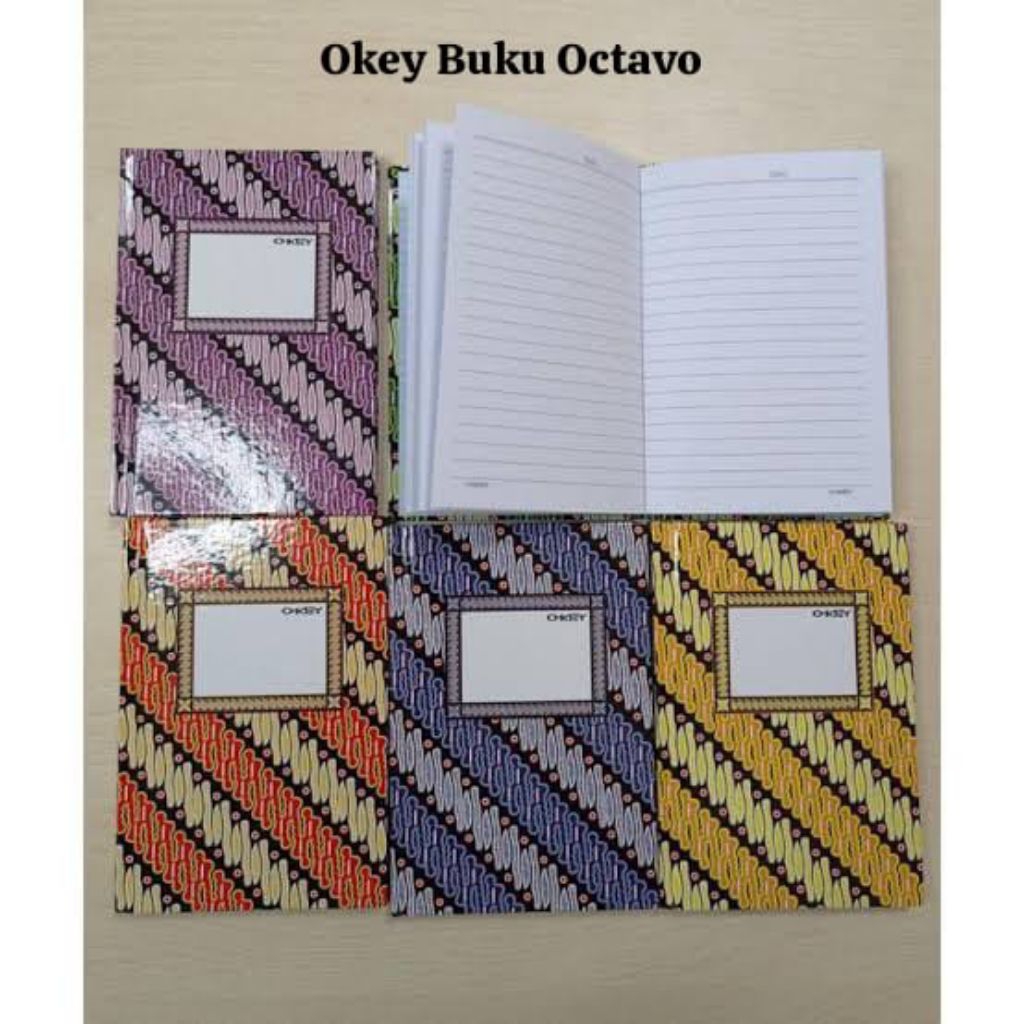 

Okey Buku Tebal Octavo/Qwarto/Ekspedisi/Folio 100 Lembar