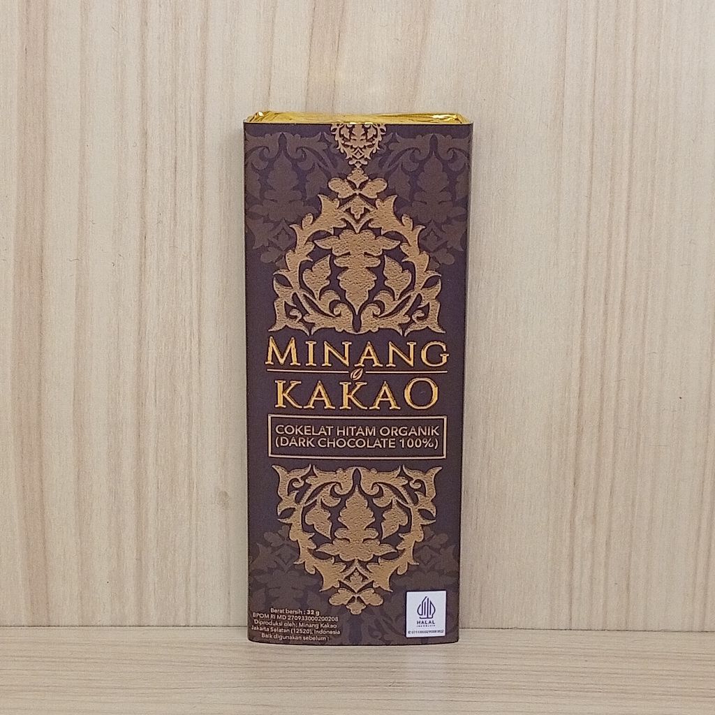 

Organic 100% Dark Chocolate by Minang Kakao 32gr