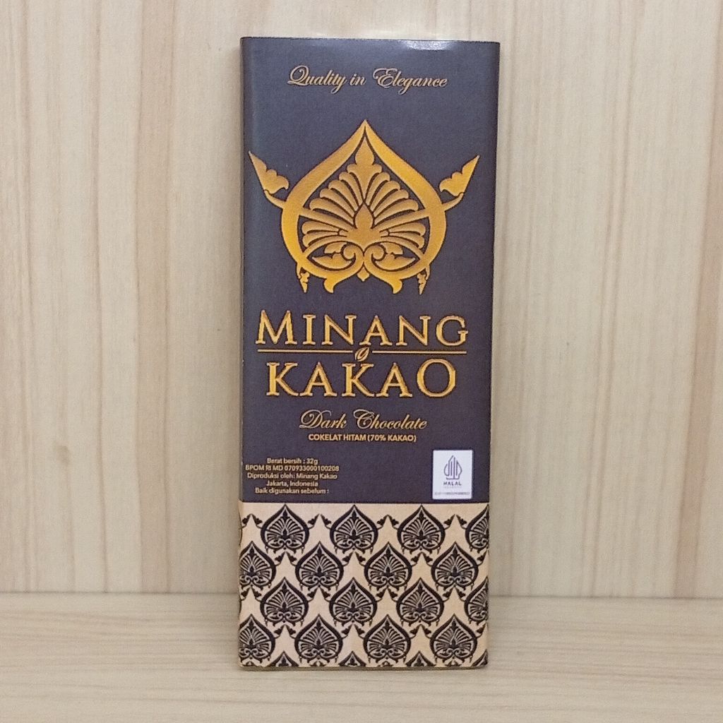 

Organic Dark Choco 70% Siriah Gadang by Minang Kakao 32gr