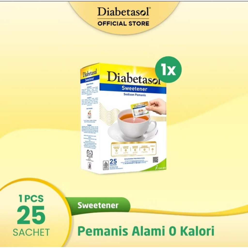 

Diabetasol gula saset