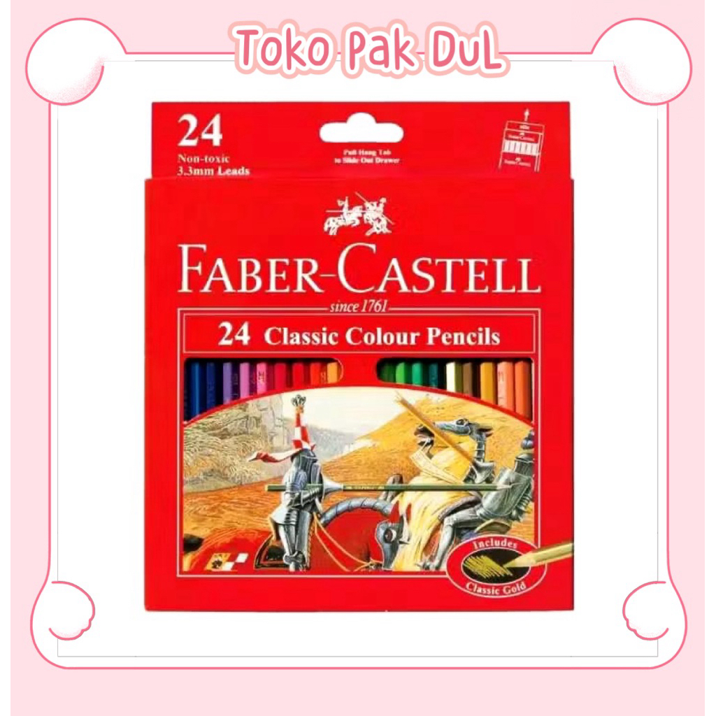 

pensil warna faber castell 24 warna