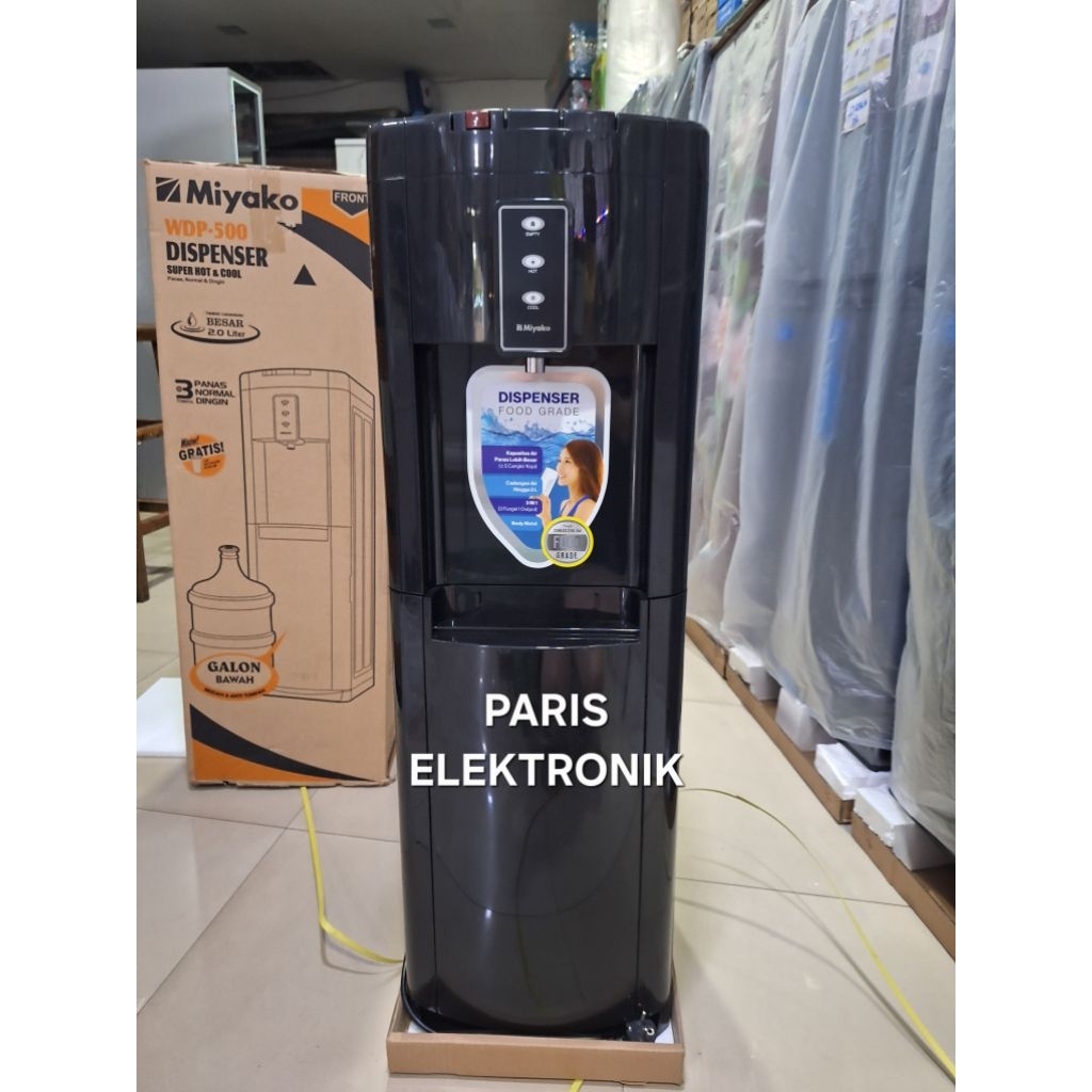 Miyako WDP-500 – Dispenser Galon Bawah 3 in 1 Hot, Cool & Normal
