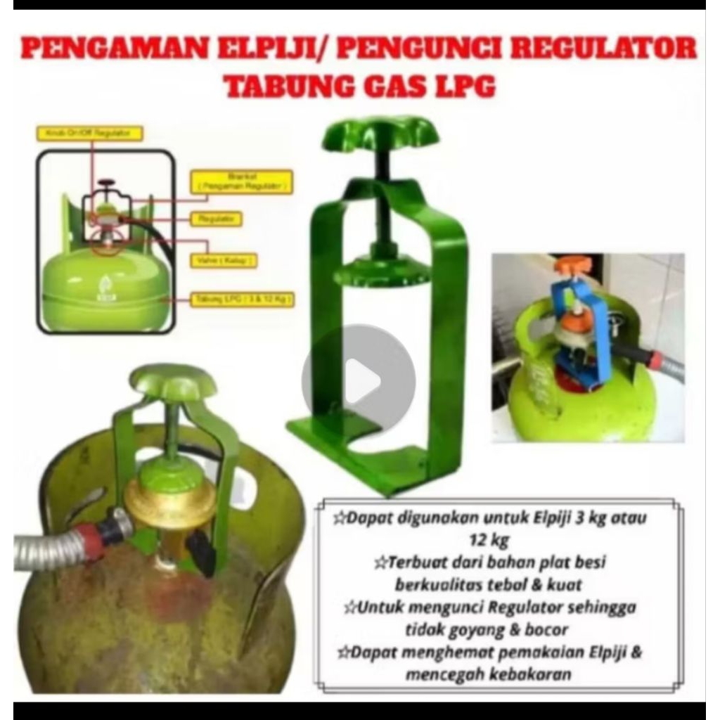 Pengaman Regulator Gas Elpiji