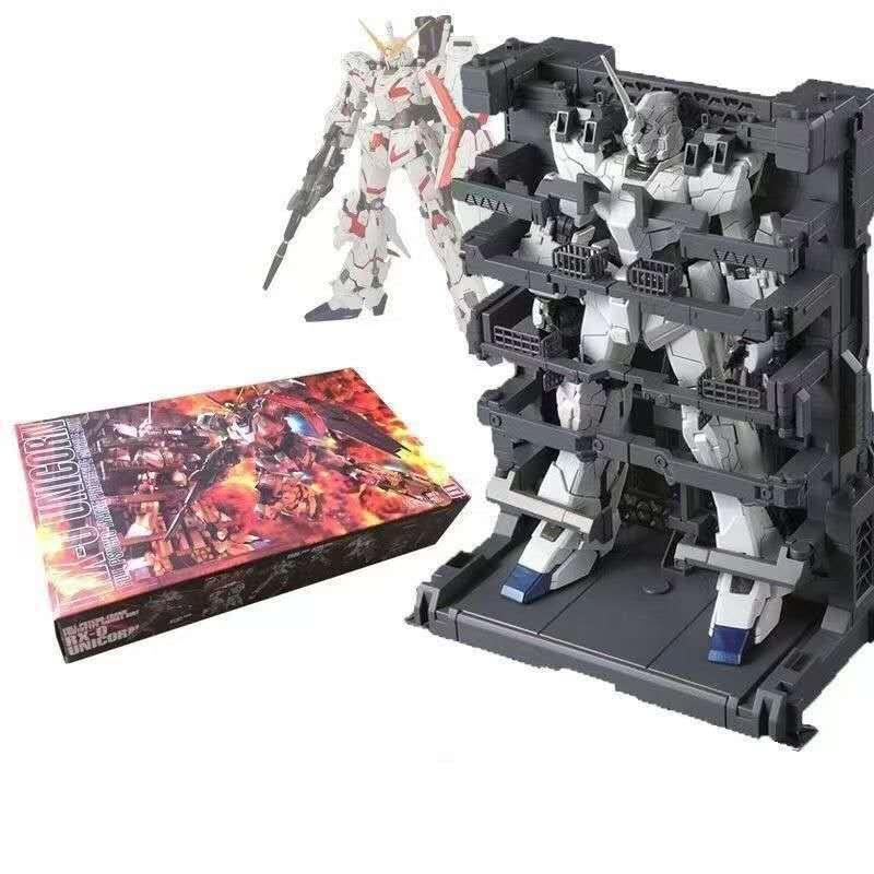 Daban 6636 MG 1/100 Unicorn With MS Cage Model Kit