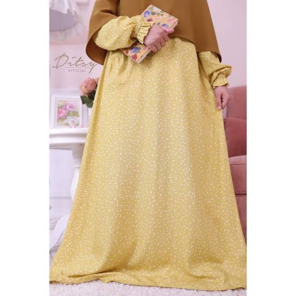 [SIAP KIRIM] FLAKES CANARY SIZE S BY DITSY