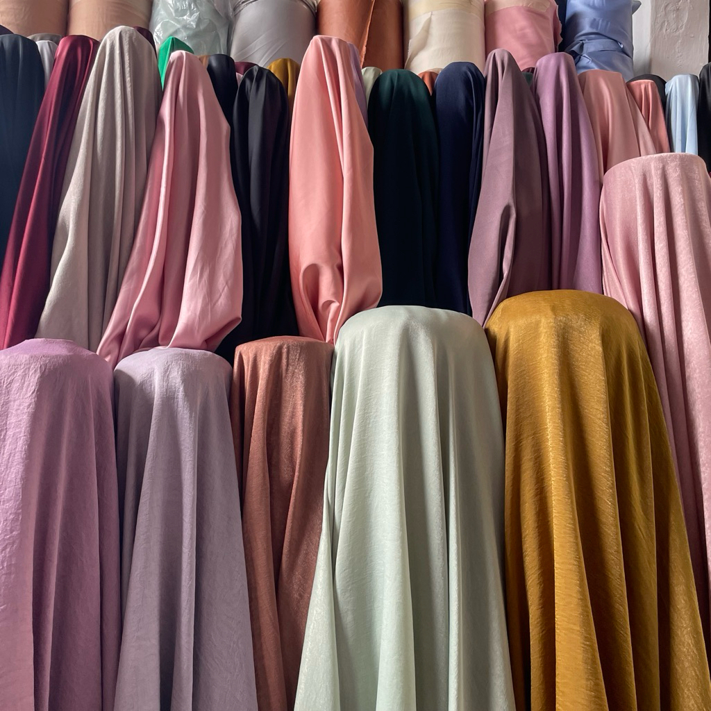 kain santorini silk/kain santorini