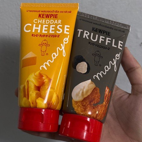 

KEWPIE TRUFFLE MAYO / KEWPIE CHEDDAR CHEESE MAYO / SAOS MAYONAISE / SAOS TRUFFLE / SAOS KEJU