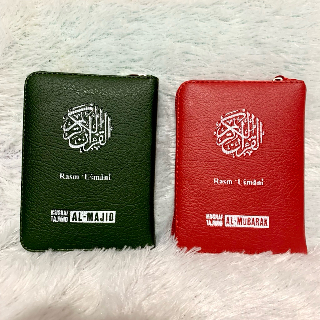 Al - Quran Mini Rasm Usmani Mushaf Tajwid Al Mubarak Al Majid Sapphire Al quran saku
