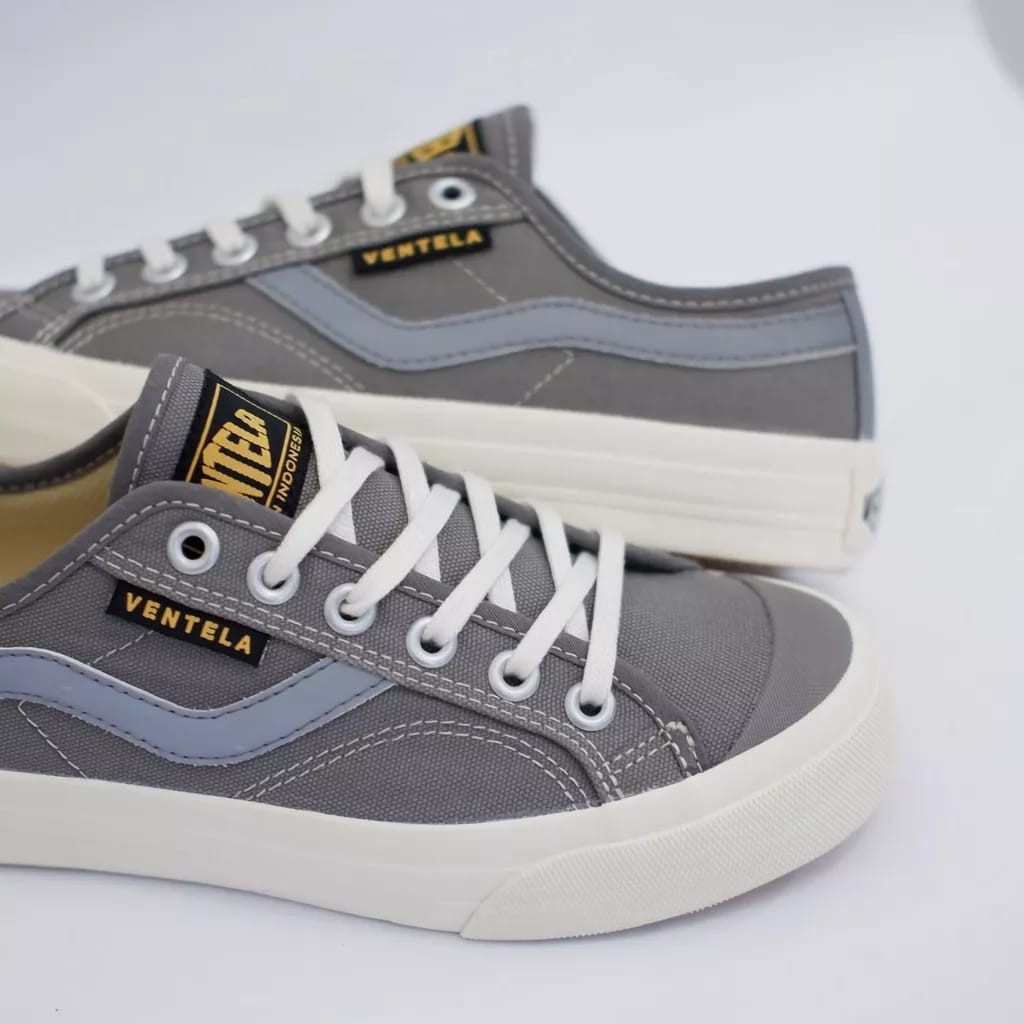 Sepatu Vantela New Public Grey Original 100% Pria Kanvas Official Store Tbk