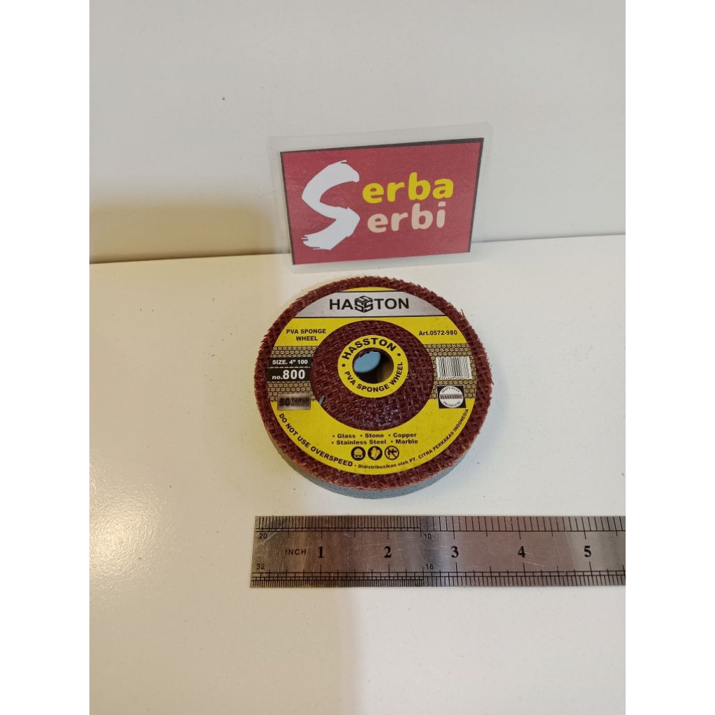 -/PCS 4" PVA SPONGE-Mata gerinda poles kaca keramik granit
