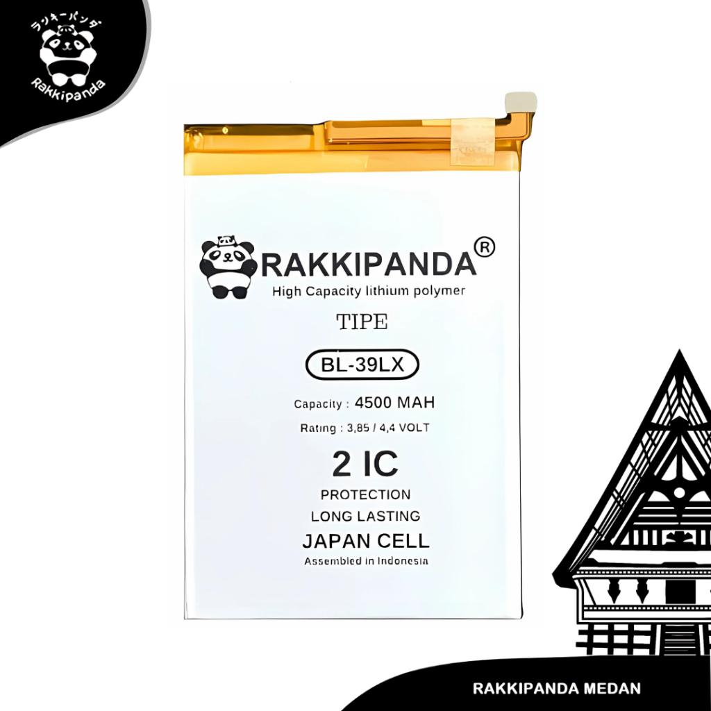 RakkiPanda BL-39LX Compatible With Infinix S5 X652 / S5 Lite X652B / Smart 4 X653 Batre Batrai Bater