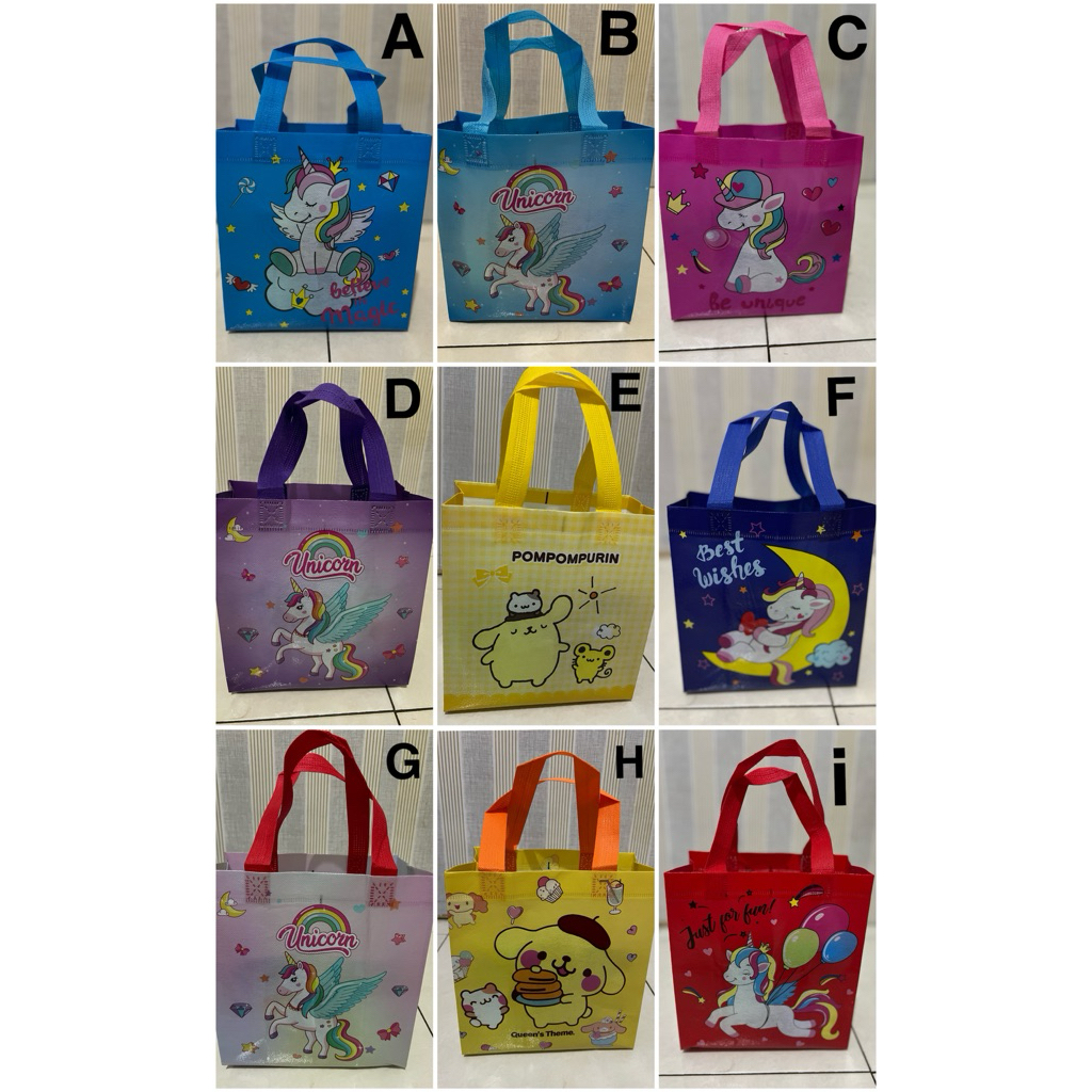 

Goodiebag Tas Spunbond Laminasi 22x11x23 Tas Ulang Tahun Anak Goodiebag Karakter Ulang Tahun Anak Goodiebag Ulang Tahun Tas Kantong Souvenir Tas Hampers