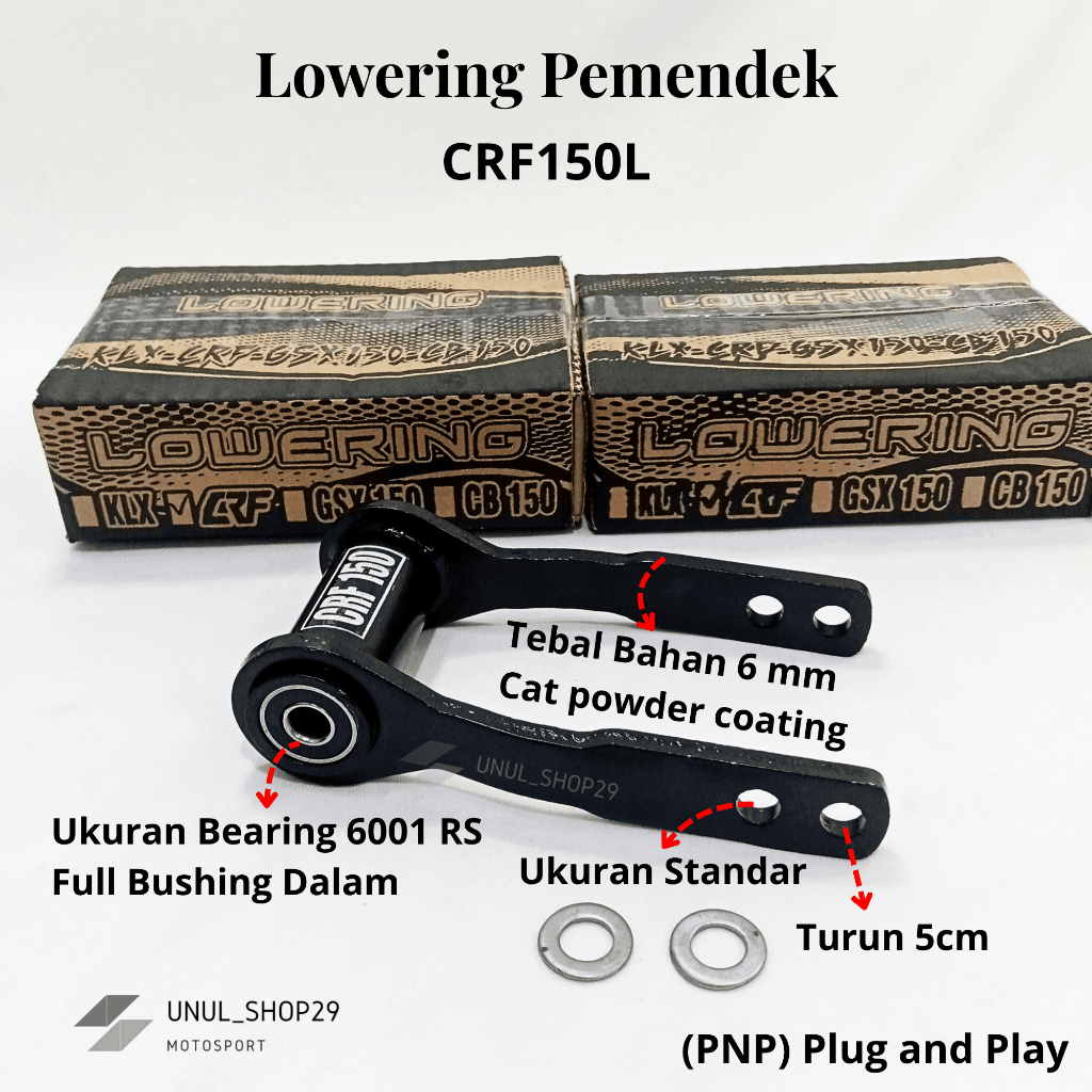 LOWERING KIT/ PENURUN SHOCK CRF 150L