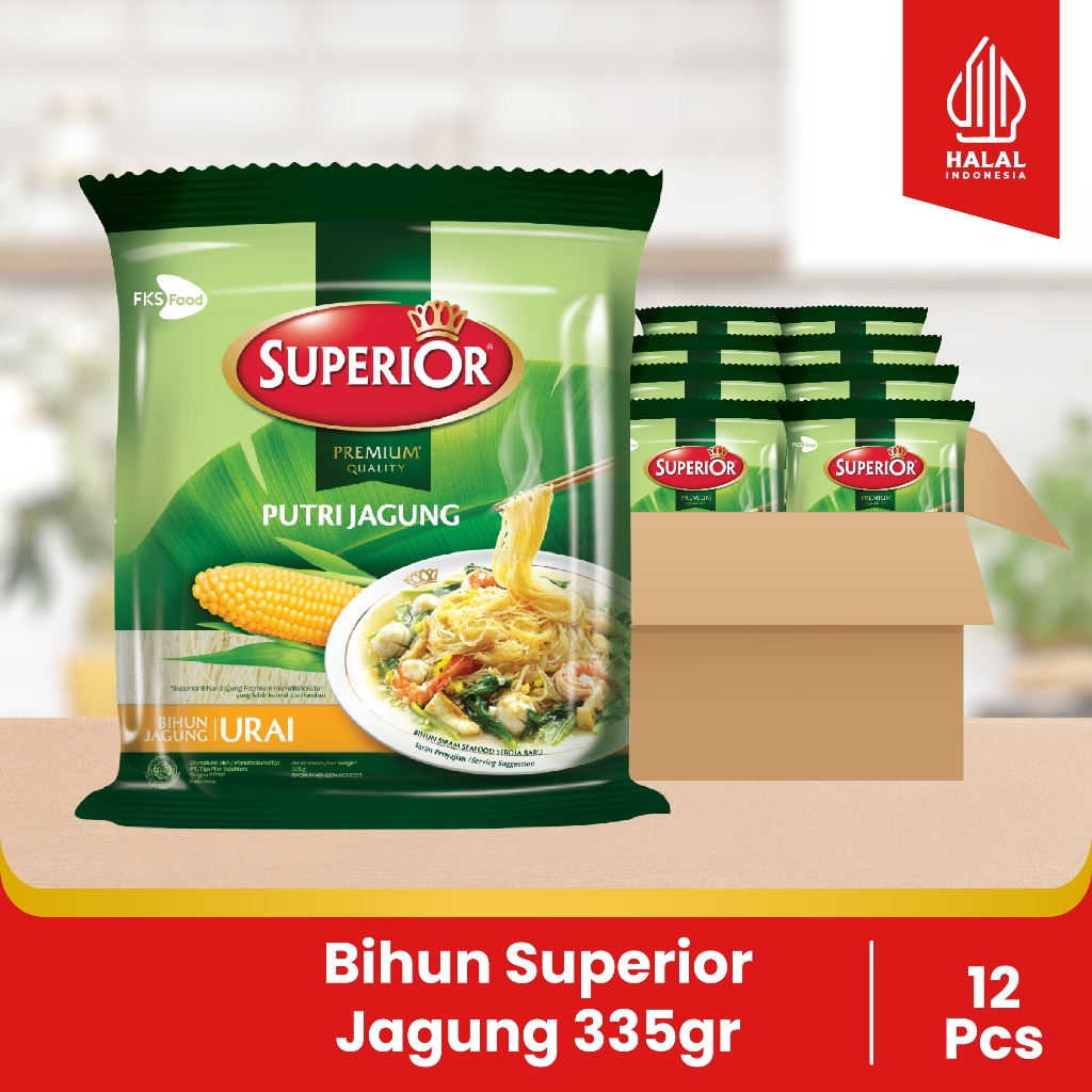 

Paket Bundling - Bihun Superior - Jagung - 12 Keping - 12pcs