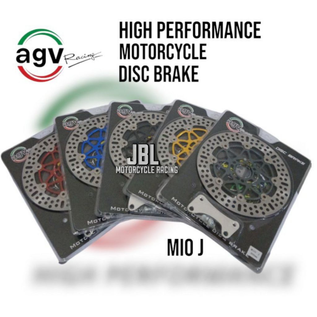 Piringan Cakram Depan Mio J Ukuran 260mm Merk AGV Floating Plus Breket Mio J Mio GT Sout GT Mio M3 O