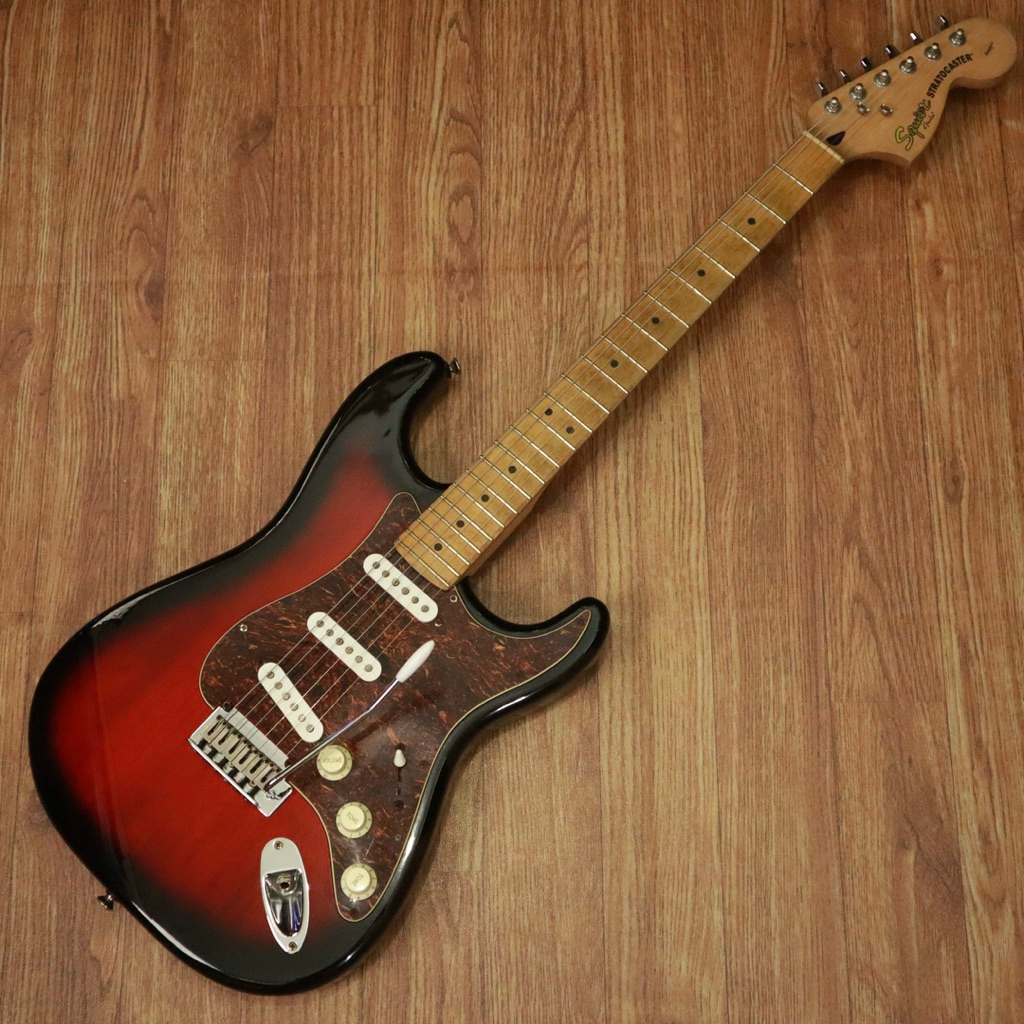 Squier Standard Series Stratocaster Antique Burst Maple FB  Tahun 2013 Made in Indonesia