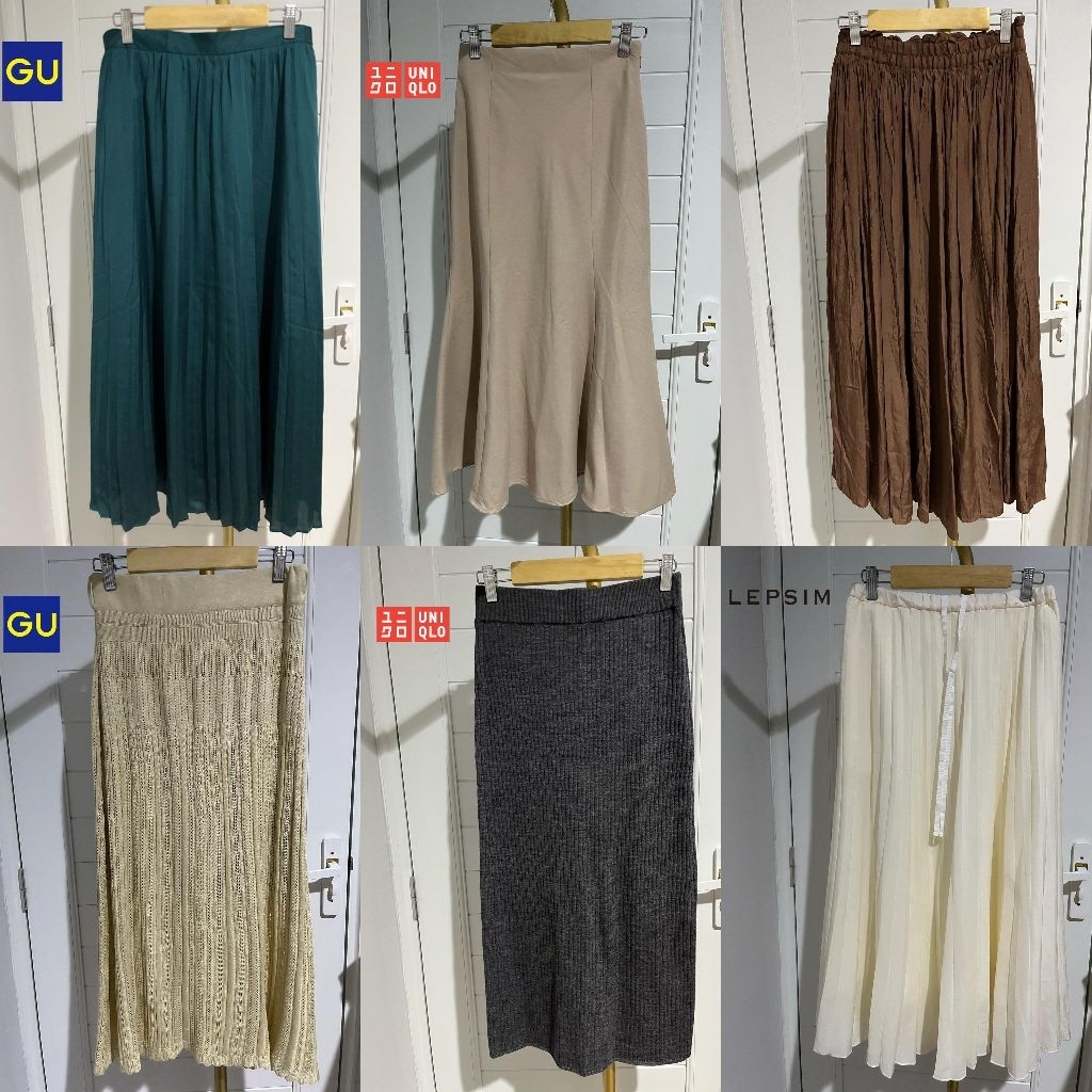 ROK/KNIT/RAJUT BRANDED GU/UNIQLO KODE YP161-YP170
