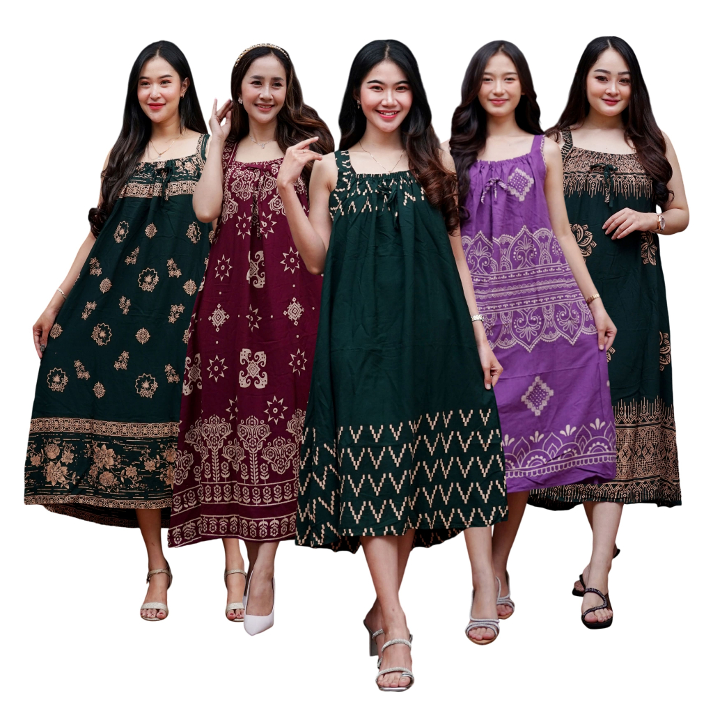 Paket Usaha Dapat 3pcs Murah Terlaris Daster Jumbo Ld 130 Daster Busui Yukensi Tanpa Lengan Kekinian