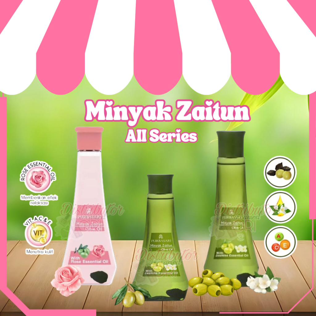 Purbasari Minyak Zaitun Mawar 150ml | ORIGINAL | BPOM