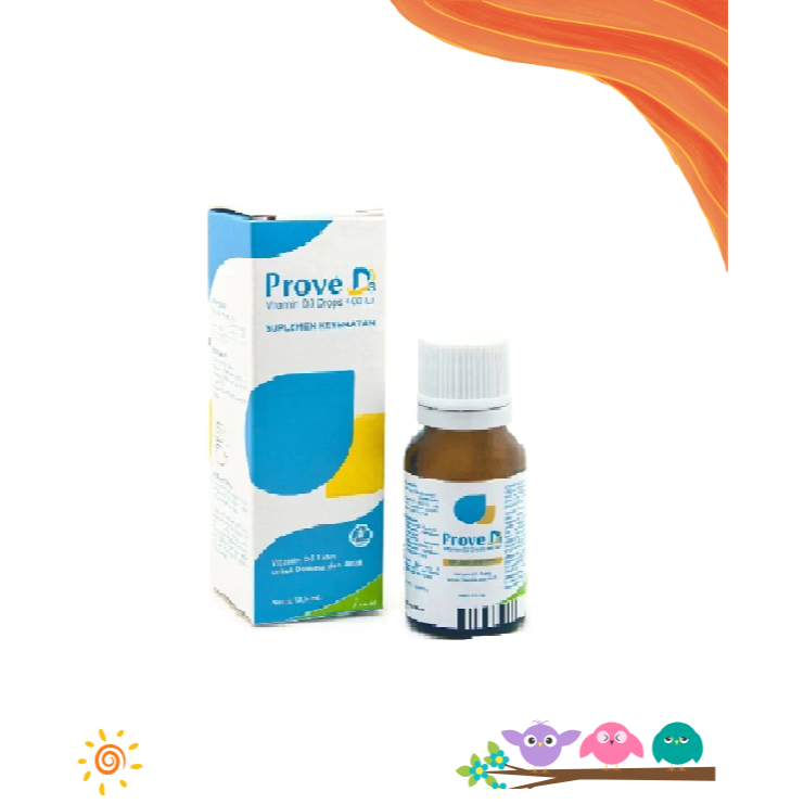 Prove D3 Drop Original Kalbe/ Vitamin D / suplemen tulang dan daya tahan tubuh bayi