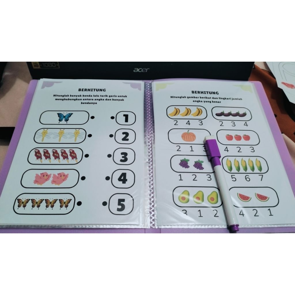 Worksheet Anak Buku Kreatifitas Anak Paud/TK