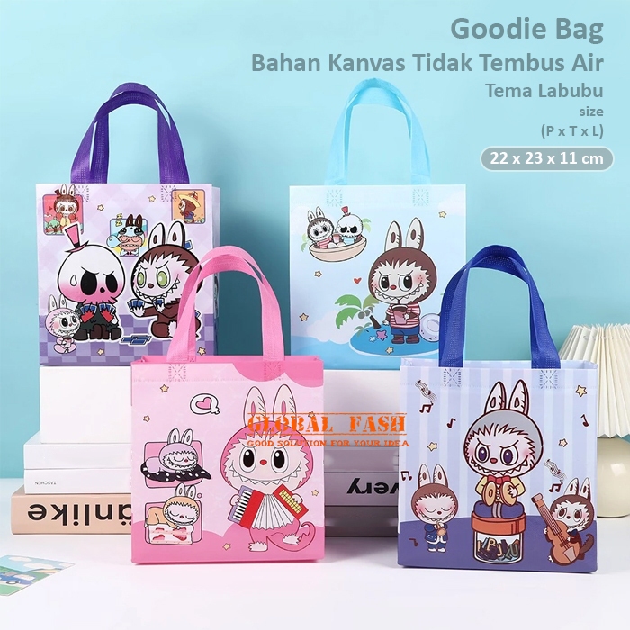 

Tas Souvenir Ulang Tahun Labubu / Goodie Bag Tas Ultah Anak Tema Labubu Tas Hampers Karakter Labubu
