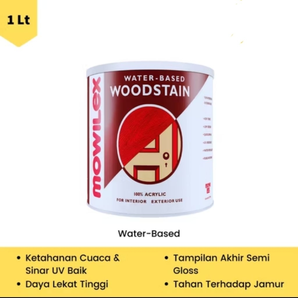 Cat Kayu Politur Mowilex 1 Liter