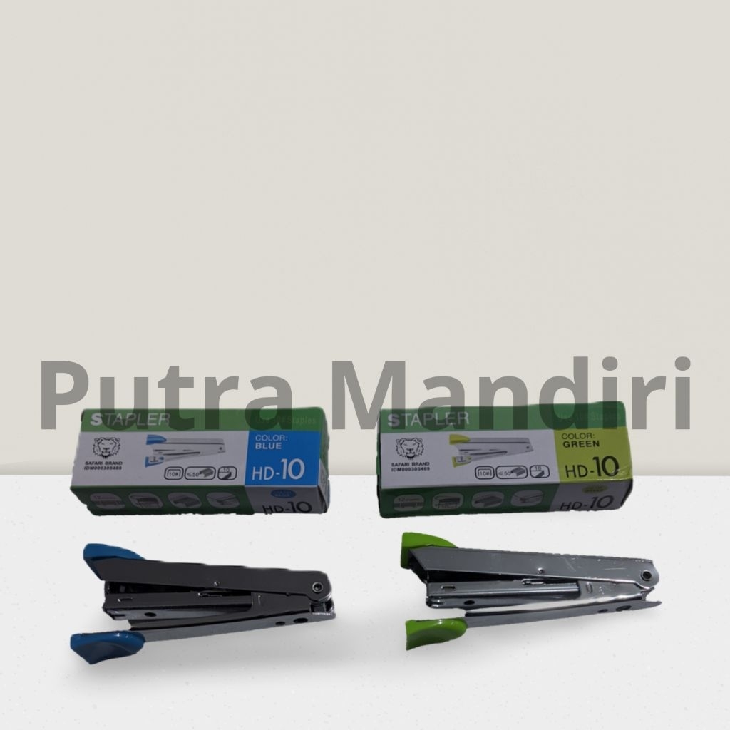 

Safari Brand Stapler HD- 10 / alat Staples safari