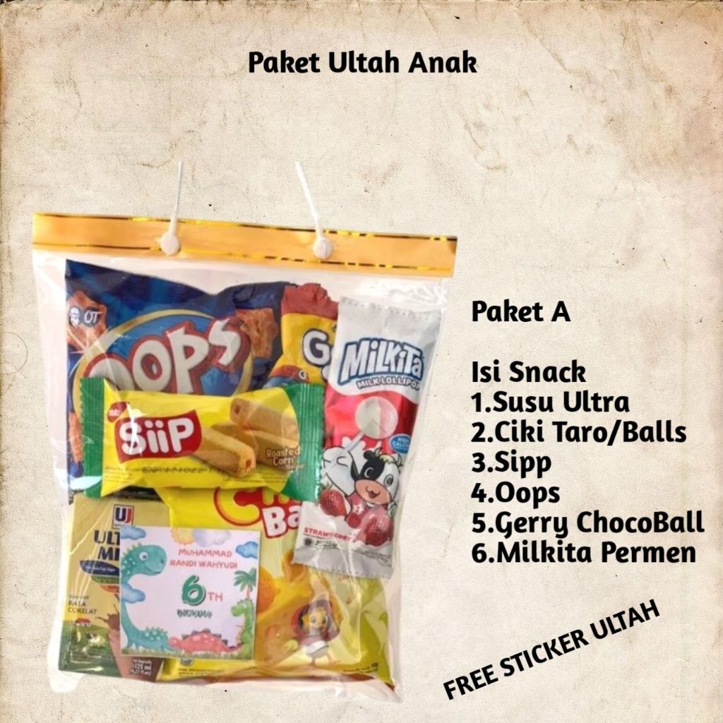 

Paket Ultah anak - Snack Ulang Tahun Anak - Souvenir Ulang Tahun Anak - Bingkisan Ulang Tahun Anak