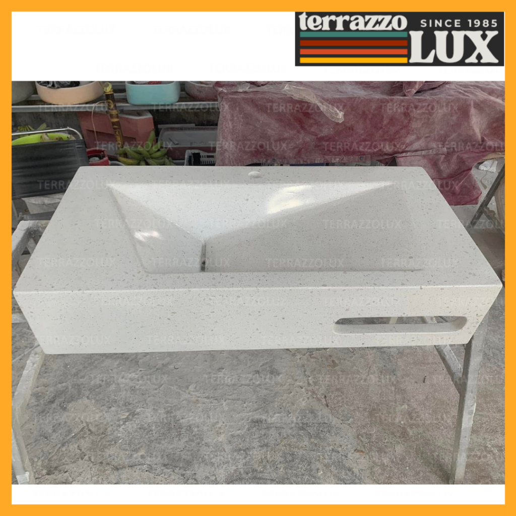 Wastafel Top Table Teraso Terrazzo Custom