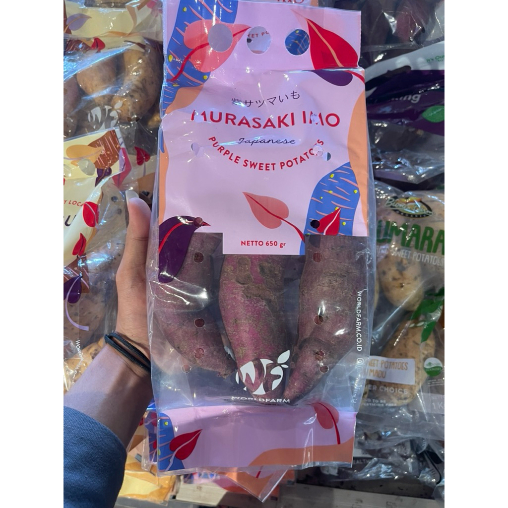 

Ubi Jepang Murasaki Sweet 650gram | Pack
