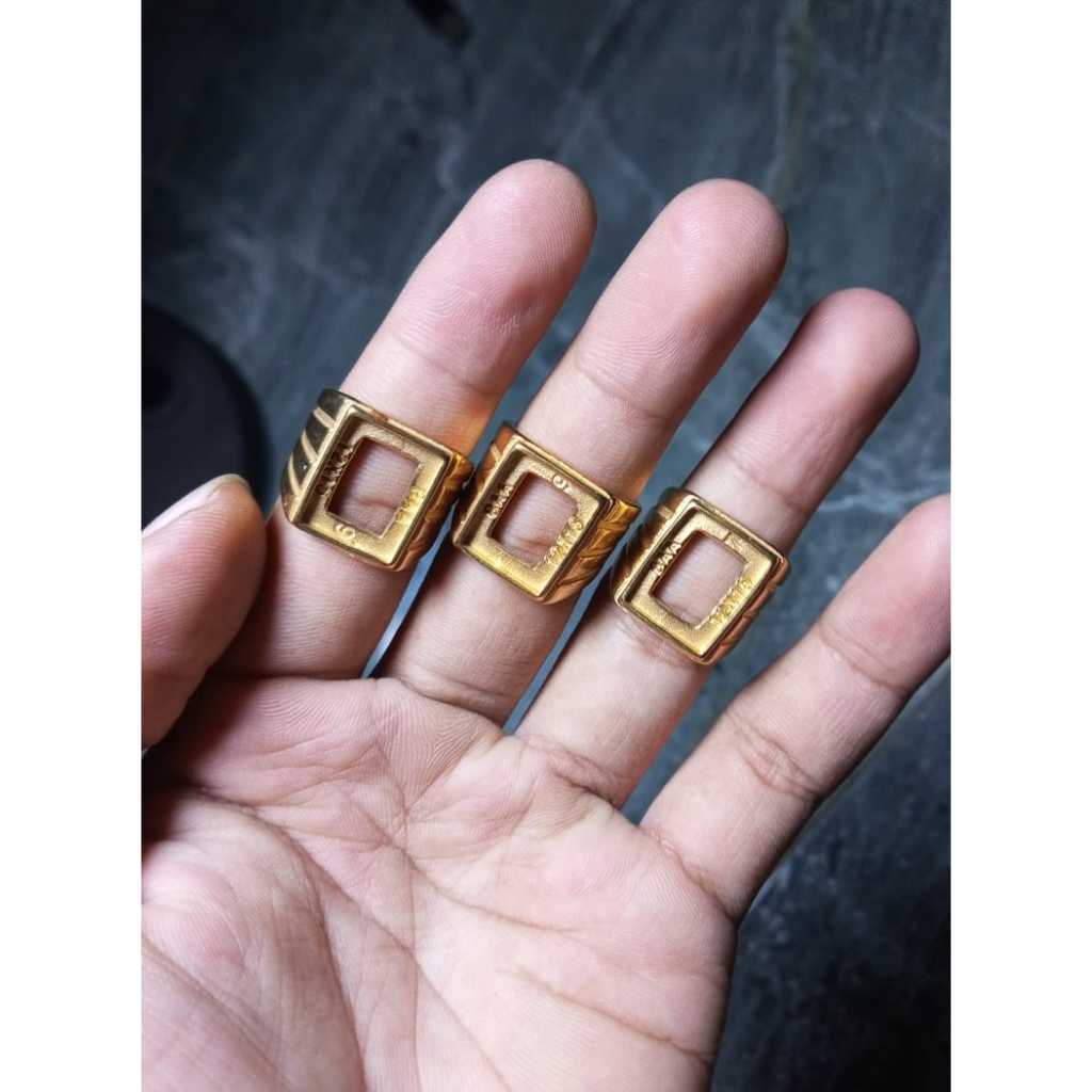 Emban/Ring Cincin Titanium Dim 12x15