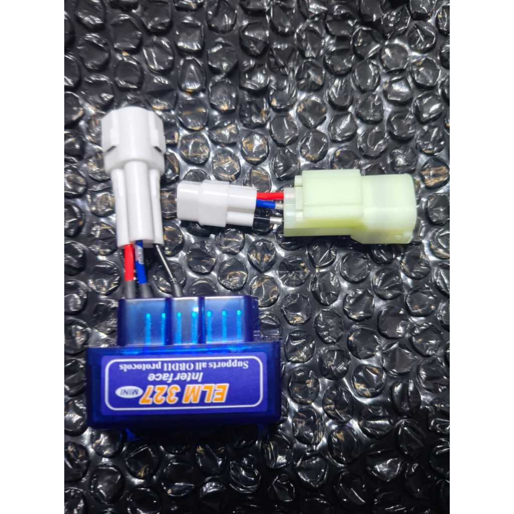 Senter_Ajaib Scanner Motor Injeksi Obd2 Via Bluetooth Elm 327 V2.1 Free Aplikasi